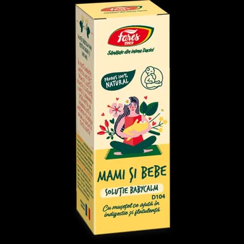 Mami și bebe Babycalm, soluție pentru sugari și copii mici