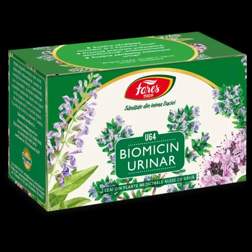 Biomicin urinar, ceai la plic