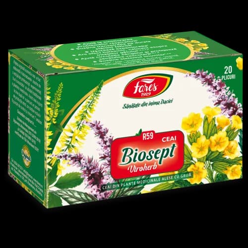 Biosept Viroherb, ceai la plic