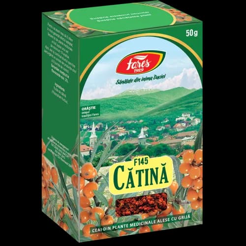 Cătină, fructe, ceai la pungă