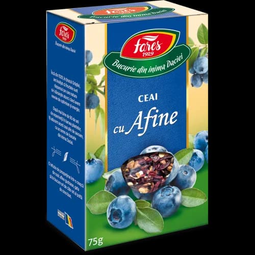 Ceai cu afine, ceai la pungă