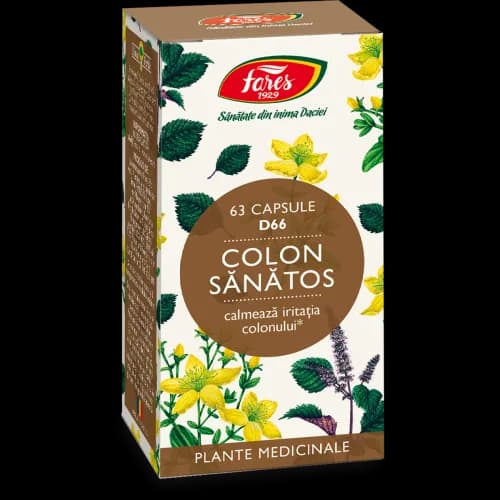 Colon sănătos, 63 capsule