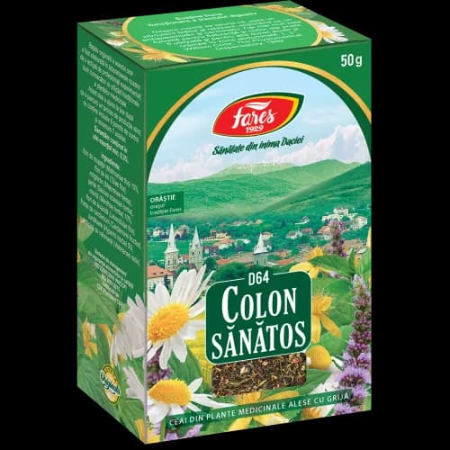 Colon sănătos, ceai la pungă