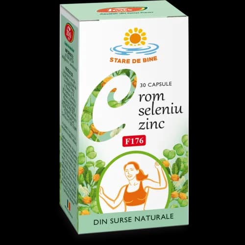 Crom Seleniu Zinc, 30 capsule