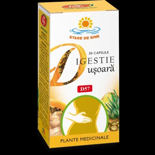 Digestie ușoară, 30 capsule
