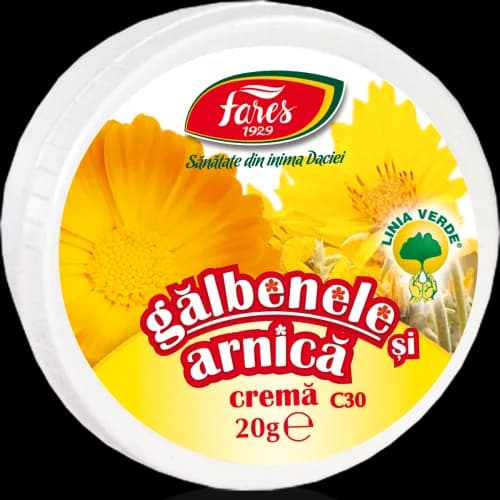 Gălbenele și arnică, cremă