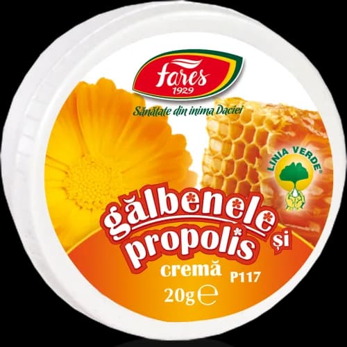 Gălbenele și propolis, cremă