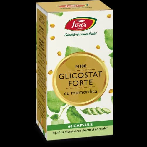 Glicostat Forte cu Momordica, 60 capsule