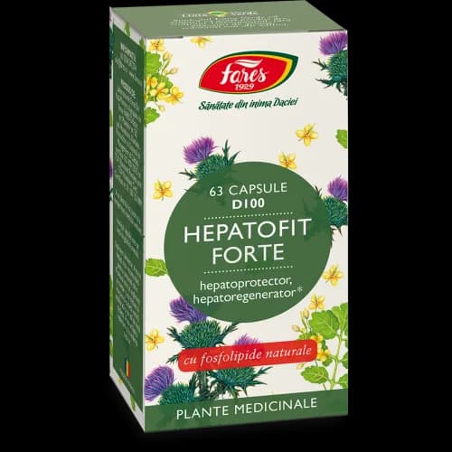 Hepatofit Forte, 63 capsule