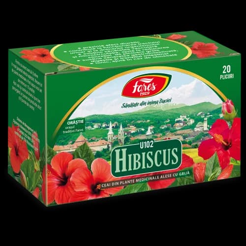 Hibiscus, ceai la plic