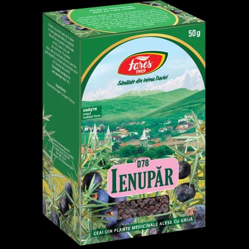 Ienupăr, fructe, ceai la pungă