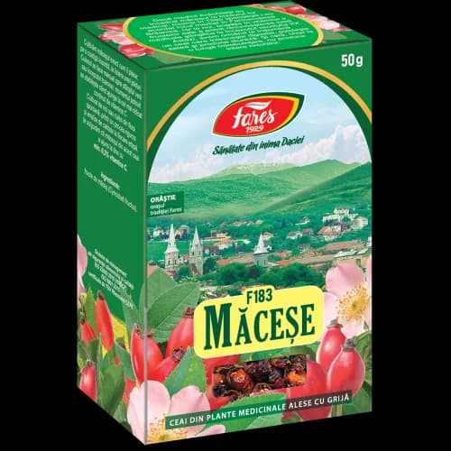 Măceșe, fructe, ceai la pungă