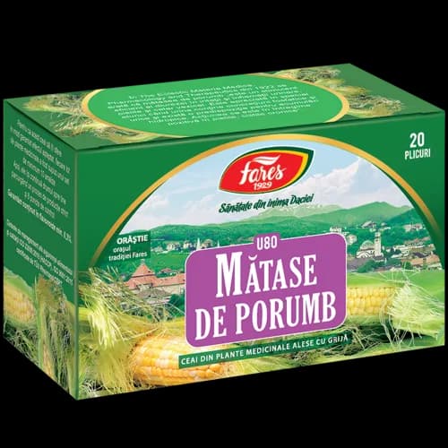 Mătase de porumb, ceai la plic