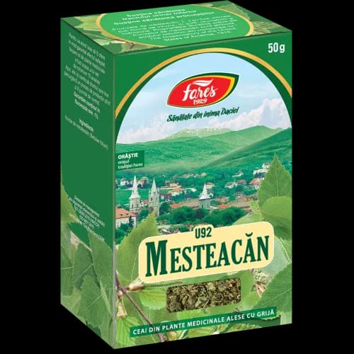 Mesteacăn, frunze, ceai la pungă