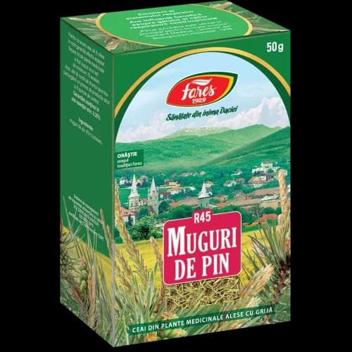 Muguri de pin, ceai la pungă