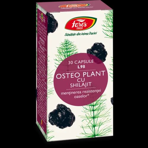 Osteo Plant cu Shilajit, 30 capsule