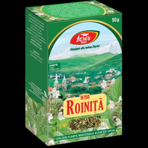 Roiniță, frunze, ceai la pungă