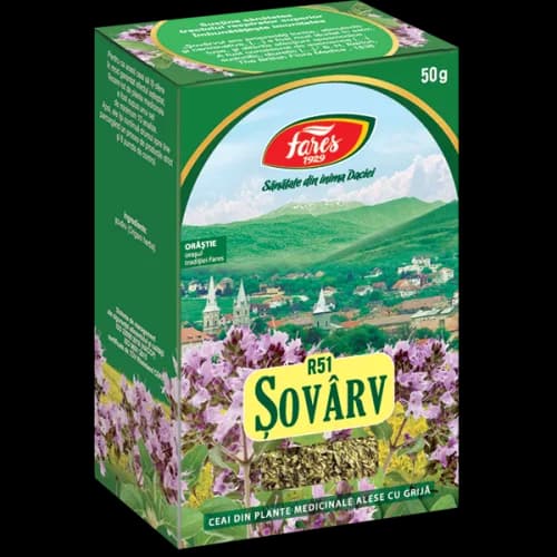 Șovârv, iarbă, ceai la pungă