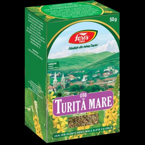 Turiță mare, iarbă, ceai pungă