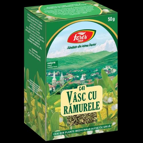 Vâsc cu rămurele, ceai la pungă