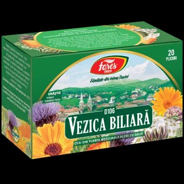 Vezică biliară, ceai la pungă