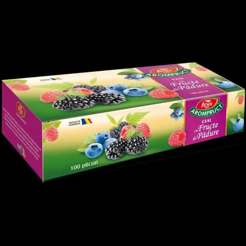 Aromfruct ceai cu fructe de pădure, 100 plicuri