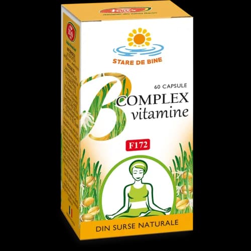 B complex vitamine naturale, 60 capsule