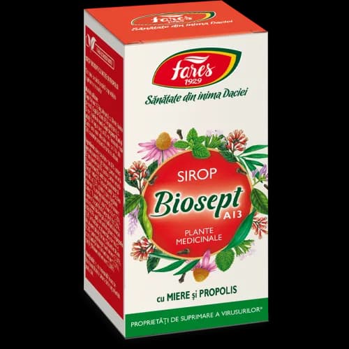 Biosept cu miere și propolis, sirop, 100 ml