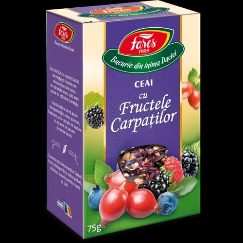 Ceai cu Fructele Carpaților, ceai la pungă