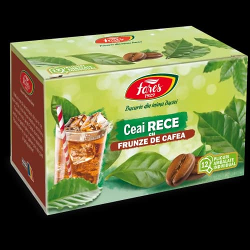 Ceai rece cu frunze de cafea, ceai la plic ambalat individual