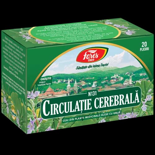 Circulație cerebrală, ceai la plic
