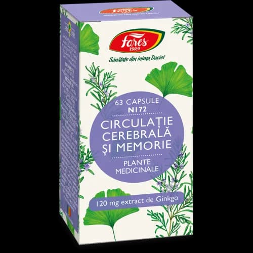 Circulație cerebrală și memorie, 63 capsule