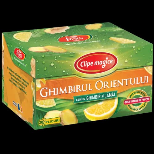Clipe Magice - Ghimbirul Orientului, ceai cu ghimbir și lămâi