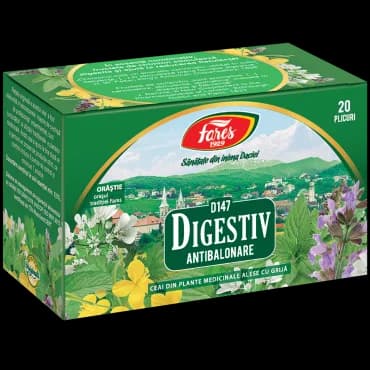 Digestiv Antibalonare, ceai la pungă