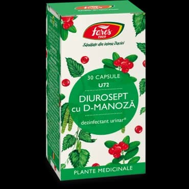 Diurosept cu merișor, 63 capsule