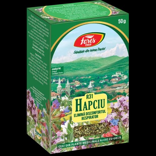 Hapciu Elimină disconfortul respirator, ceai la pungă