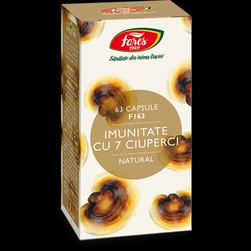 Imunitate cu 7 ciuperci, 63 capsule