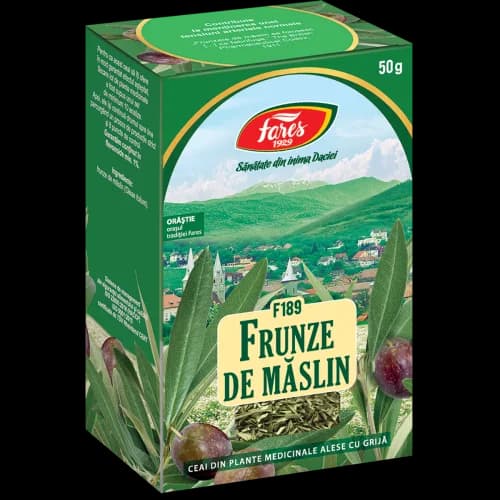 Măslin, frunze, ceai la pungă
