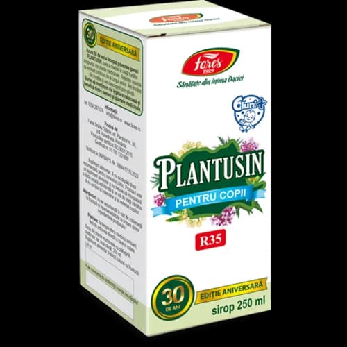 Plantusin pentru Copii, sirop tuse, cu fructoză, 250 ml