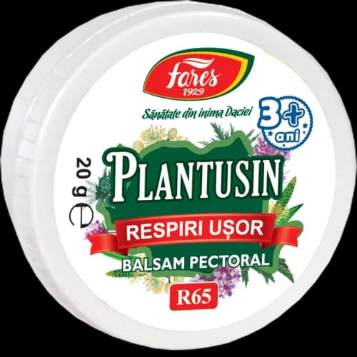 Plantusin Respiri Ușor, balsam pectoral 20g