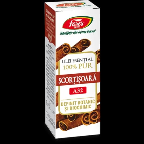 Scorțișoară, ulei esențial 100% pur, definit botanic și biochimic