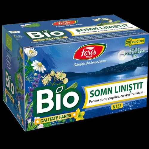 Somn liniștit bio, N132, ceai la plic