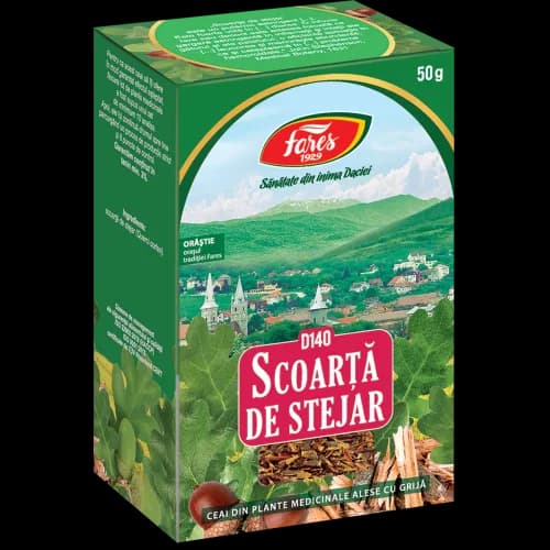Stejar, scoarță, ceai la pungă