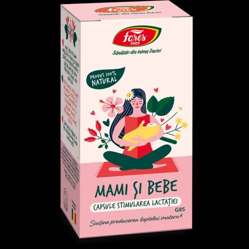 Mami și bebe Stimularea lactației, capsule
