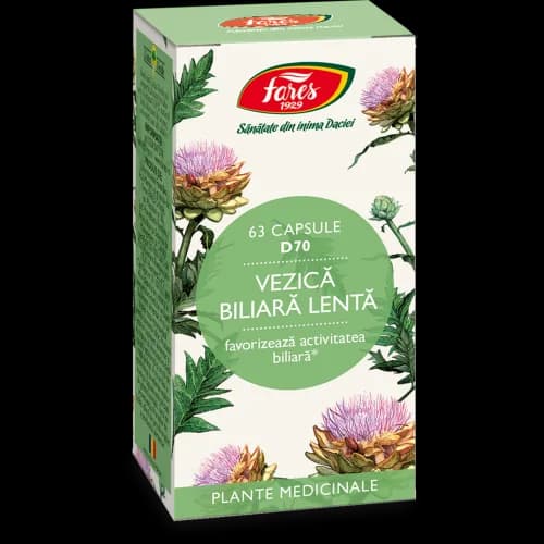 Vezică biliară lentă, 63 capsule