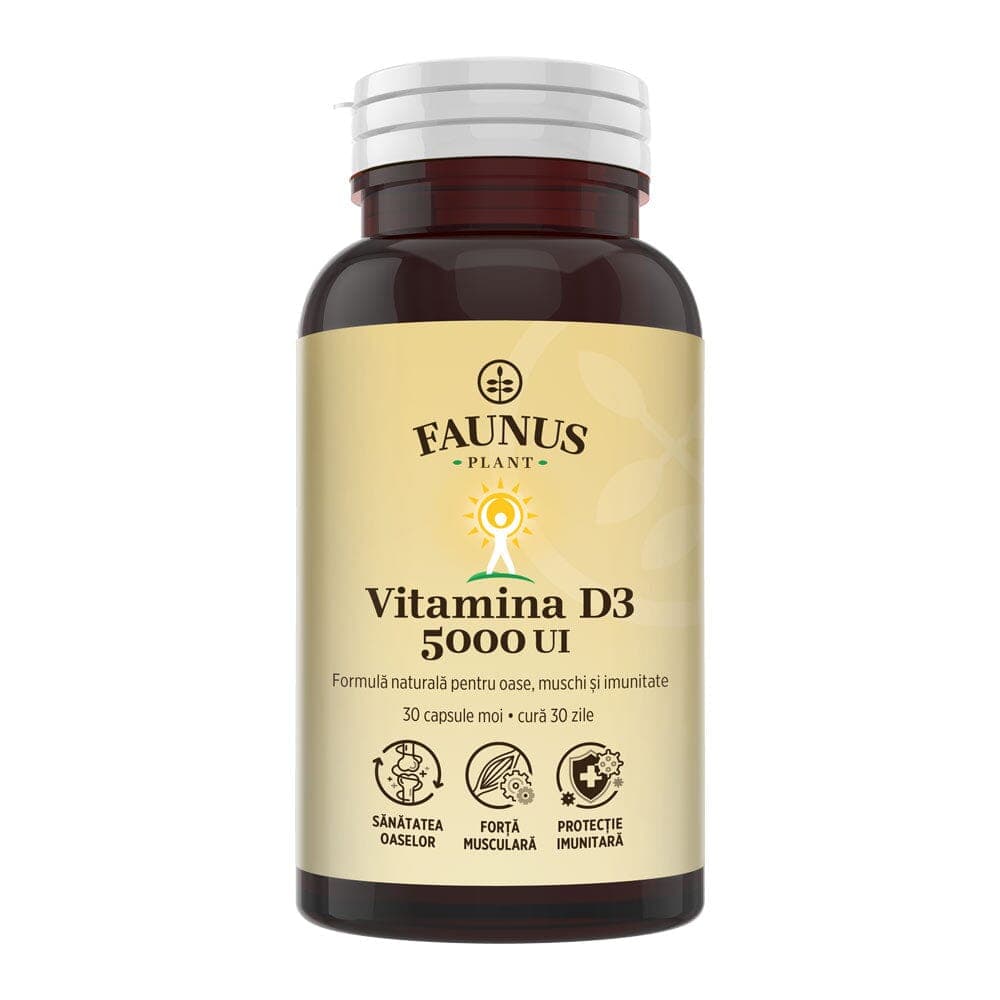 Vitamina D3 5000 UI - 30 capsule